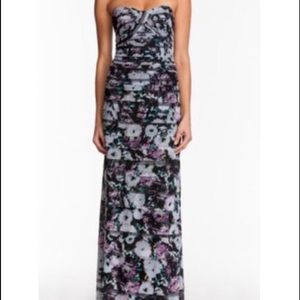 BCBG maxarizia floral gown